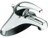 Kohler Coralais K-P15182-P-CP Polished Chrome Single-Control Centerset Lavatory Faucet with Lever Handle and Ground Joints