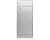 Kohler Lattis K-705805-L-NX Brushed Nickel 1/4" Pivot Door with Transom