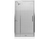 Kohler Lattis K-705806-L-SH Bright Silver 1/4" Pivot Door