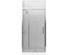Kohler Lattis K-705807-L-SH Bright Silver 1/4" Pivot Door with Transom