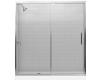 Kohler Lattis K-705812-L-SH Bright Silver 1/4" Pivot Door