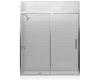 Kohler Lattis K-705813-L-SH Bright Silver 1/4" Pivot Door with Transom