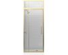 Kohler Lattis K-705817-L-ABV Anodized Brushed Bronze 3/8" Pivot Door with Transom