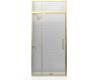 Kohler Lattis K-705821-L-ABV Anodized Brushed Bronze 3/8" Pivot Door with Transom