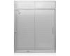 Kohler Lattis K-705827-L-NX Brushed Nickel 3/8" Pivot Door with Transom