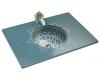 Kohler Marrakesh K-14033-BU-96 Biscuit Design On Vitreous Countertop, No Faucet Drilling, for Wall-Mount Applications