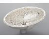 Kohler Mille Fleurs K-14272-T9-47 Almond Design On Vintage Self-Rimming Lavatory