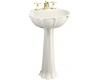 Kohler Anatole K-2099-1-NY Dune Pedestal Lavatory with Single-Hole Faucet Drilling