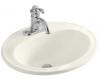 Kohler Pennington K-2196-1K-NY Dune Self-Rimming Lavatory with Single-Hole Faucet Drilling, Right-Hand Soap/Lotion Dispenser Hole Drilling