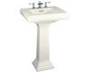 Kohler Memoirs K-2238-1-NY Dune Pedestal Lavatory with Single-Hole Faucet Drilling and Classic Design