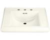 Kohler Memoirs K-2259-1-NY Dune Pedestal Lavatory Basin with Single-Hole Faucet Drilling