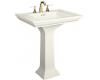 Kohler Memoirs K-2268-1-NY Dune Pedestal Lavatory with Single-Hole Faucet Drilling and Stately Design