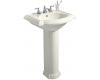 Kohler Devonshire K-2286-1-NY Dune Pedestal Lavatory with Single-Hole Faucet Drilling