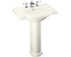 Kohler Devonshire K-2294-1-NY Dune Pedestal Lavatory with Single-Hole Faucet Drilling