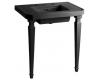 Kohler Kathryn K-2318-7 Black Black Square Fireclay Legs