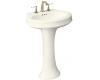 Kohler Leighton K-2326-1-NY Dune Pedestal Lavatory with Single-Hole Faucet Drilling