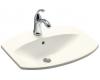 Kohler Cimarron K-2351-1-NY Dune Self-Rimming Lavatory with Single-Hole Faucet Drilling