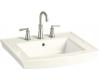 Kohler Archer K-2358-1-NY Dune Pedestal Lavatory Basin with Single-Hole Faucet Drilling