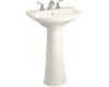 Kohler Cimarron K-2362-1-NY Dune Pedestal Lavatory with Single-Hole Faucet Drilling