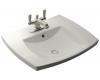 Kohler Nature's Chemistry K-2373-B11 Ice Briolette Glass Lavatory