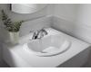 Kohler Bryant K-2699-1-33 Mexican Sand Oval Self-Rimming Lavatory with Center Hole