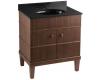 Kohler Evandale K-2732-F25 Sapele Three-Piece Vanity