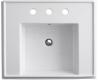 Kohler Tresham K-2757-1-47 Almond Lavatory Basin with Single-Hole Faucet Drilling