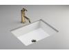 Kohler Verticyl K-2882-HW1 Honed White Rectangle Undercounter Lavatory