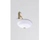 Kohler Verticyl K-2883-HW1 Honed White Round Undercounter Lavatory