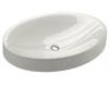 Kohler Strela K-2952-N-HW1 Honed White Vanity Top Lavatory without Overflow