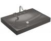 Kohler Strela K-2953-1N-58 Thunder Grey One-Piece Surface and Integrated Lavatory without Overflow