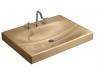 Kohler Strela K-2953-4N-33 Mexican Sand One-Piece Surface and Integrated Lavatory without Overflow