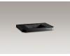 Kohler Kathryn K-3020-7 Black Black 32" X 22" Fireclay Console Tabletop with 10" Centers