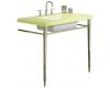 Kohler Kathryn K-3028-K3 Citron 42" Enameled Lavastone Console Table Top with 10" Centers