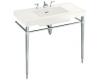 Kohler Kathryn K-3029-0 White 42" X 22" Fireclay Console Table Top with 10" Centers