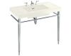 Kohler Kathryn K-3029-96 Biscuit 42" X 22" Fireclay Console Table Top with 10" Centers