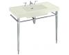 Kohler Kathryn K-3029-NG Tea Green 42" X 22" Fireclay Console Table Top with 10" Centers