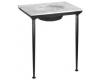 Kohler Lotus Pool K-6898-P5 Iron Black Iron Console Table Legs/Frame