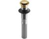 Kohler K-7124-BGD Vibrant Moderne Brushed Gold Pop-Up Clicker Drain without Overflow