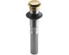 Kohler K-7124-PGD Vibrant Moderne Polished Gold Pop-Up Clicker Drain without Overflow