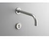 Kohler Purist K-T11839-VS Vibrant Stainless Wall-Mount Faucet Trim with 9" Spout