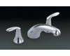 Kohler Coralais K-P15290-4-CP Polished Chrome Deck-Mount High-Flow Bath Faucet Trim with Lever Handles
