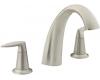 Kohler Alteo K-T45115-4-BN Vibrant Brushed Nickel Bath Faucet Trim, Valve Not Included