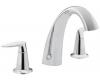 Kohler Alteo K-T45115-4-CP Polished Chrome Bath Faucet Trim, Valve Not Included