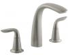 Kohler Refinia K-T5323-4-CP Polished Chrome Bath Faucet Trim, Valve Not Included