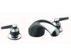 Kohler Triton K-T7019-4-CP Polished Chrome Deck-Mount Bath Faucet Trim with Lever Handles, Valve Not Included