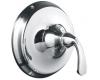 Kohler Forte K-T10276-4E-BN Vibrant Brushed Nickel Rite-Temp Pressure-Balancing Shower Trim Set with Sculpted Lever Handle, Valve Not Inclu