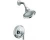 Kohler Bancroft K-T10583-4-BRZ Oil-Rubbed Bronze Rite-Temp Pressure-Balancing Shower Faucet Trim with Lever Handle