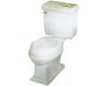 Kohler Crimson Topaz Memoirs K-14231-TC-0 White Crimson Topaz Design On Memoirs Two-Piece Elongated Toilet with Classic Design with Seat