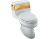 Kohler Laureate K-14346-PD-0 White Design On Gabrielle Toilet